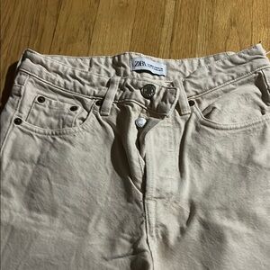 Women’s Zara Cream Jeans size 4